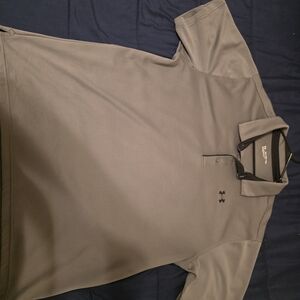 Under Armour Gray Polo Shirt